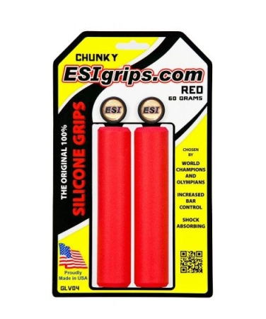 Manopole Esi Grips Chunky 60gr Rosso Componenti