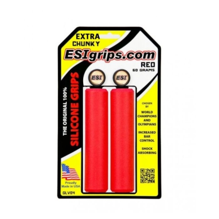 Manopole Esi Grips Extra Chunky 80gr Rosso Componenti