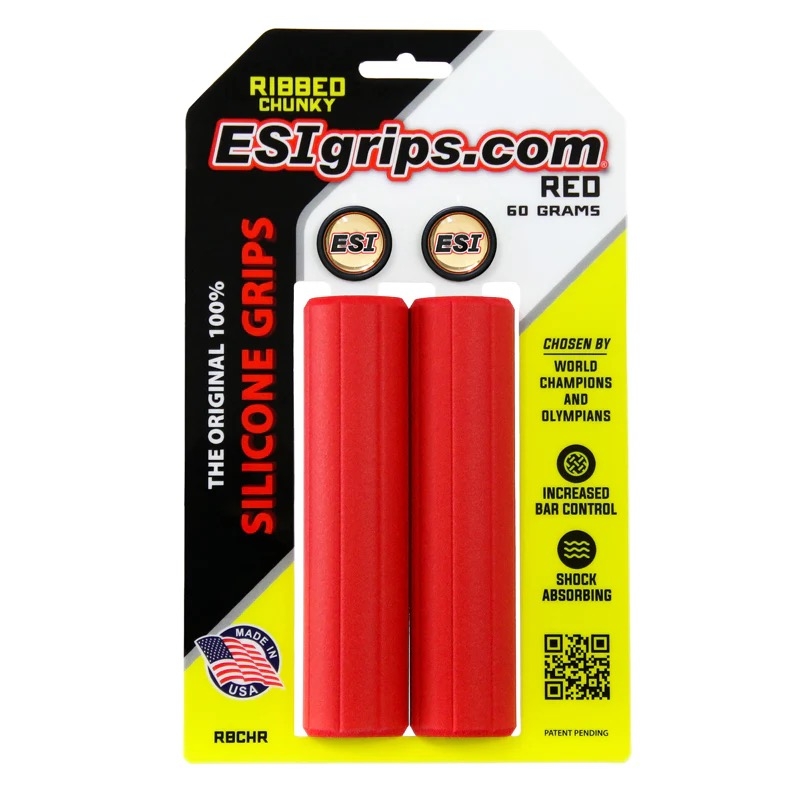 Manopole Esi Grips Ribbed Chunky 60gr Rosso