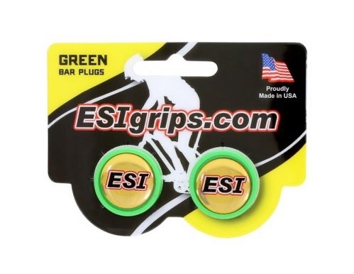 Tappi Manubrio Esi Grips Verde Componenti