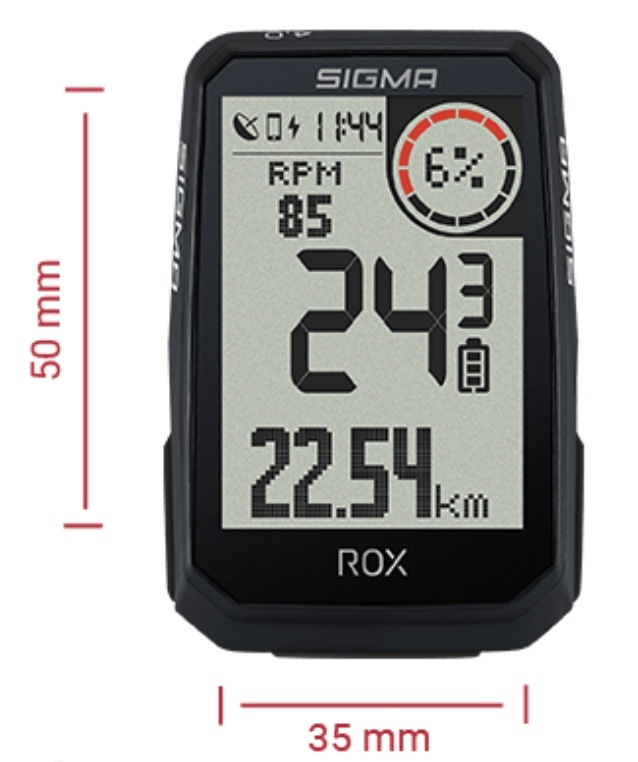 Ciclocomputer Sigma ROX 4.0 Endurance GPS