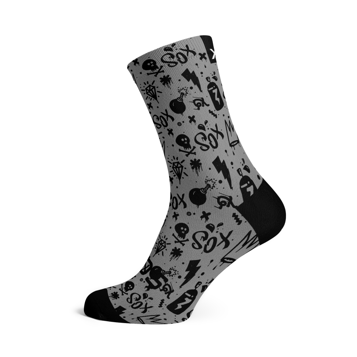 SOX Calzino Doodle Grey