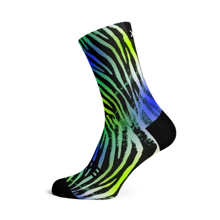 Sox Calzino Electric Zebra - Green Abbigliamento